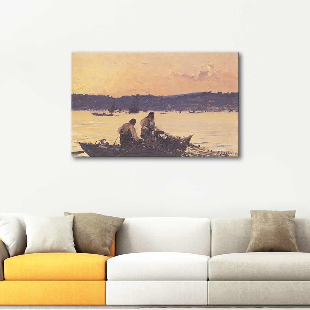 Fausto Zonaro Balıkçılar Kanvas Tablo