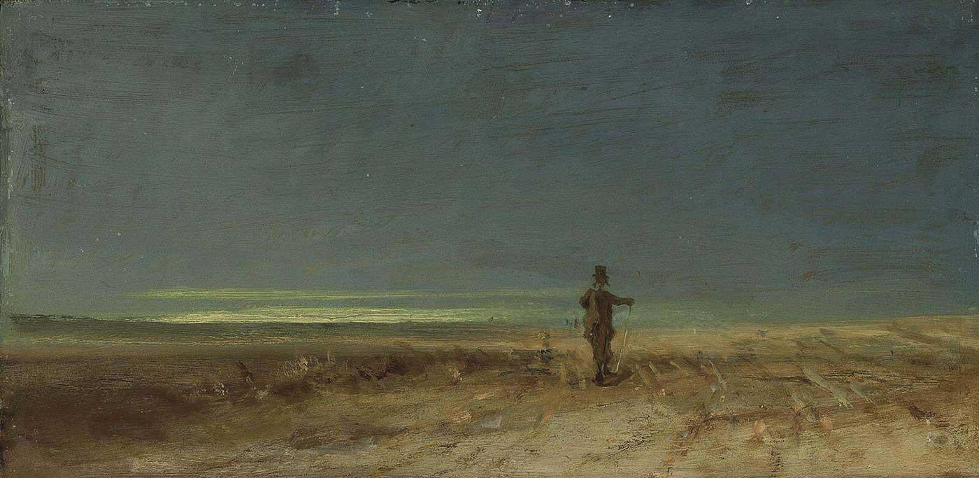 Carl Spitzweg Manzara ve Korkuluk Kanvas Tablo