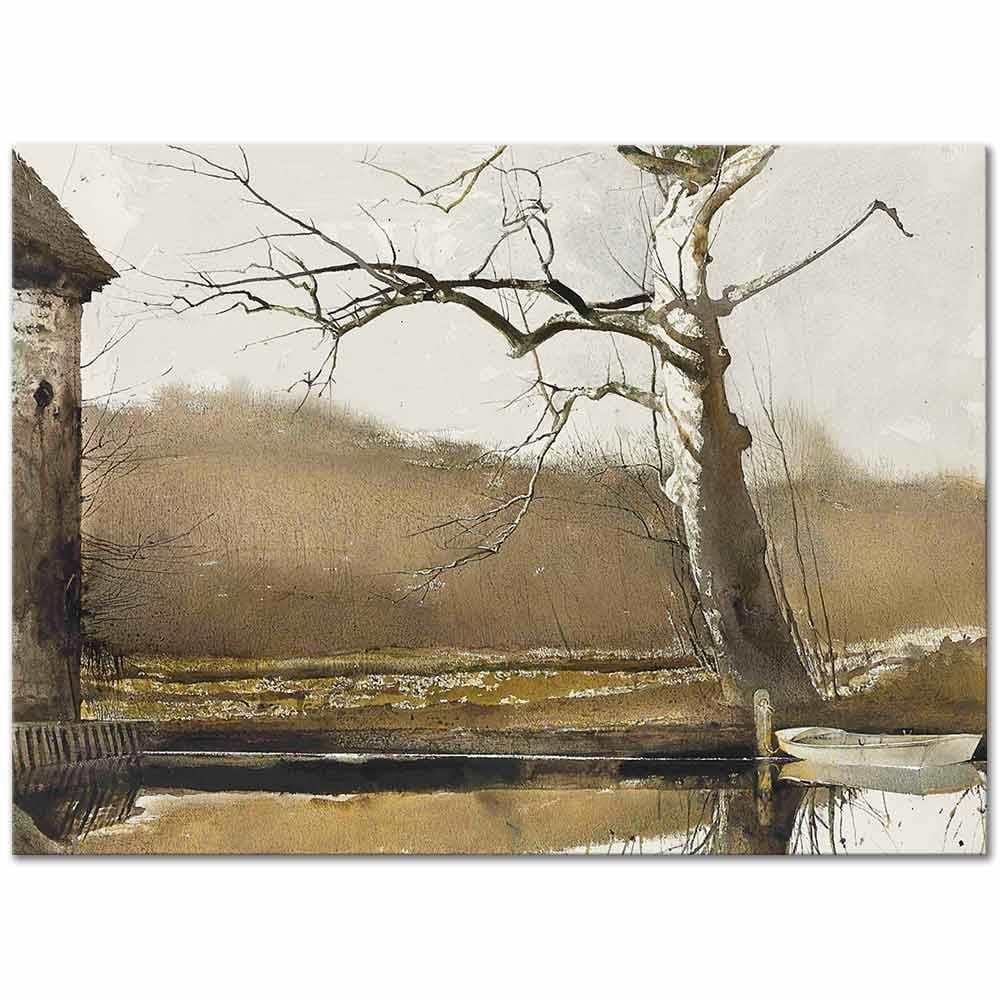 Andrew Wyeth Sandal Kanvas Tablo