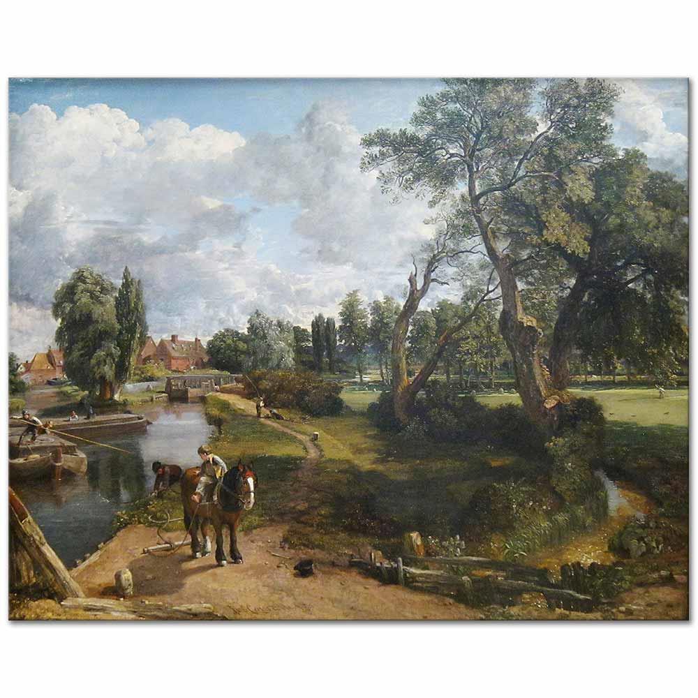 Flatford Mill by John Constable as Art Print