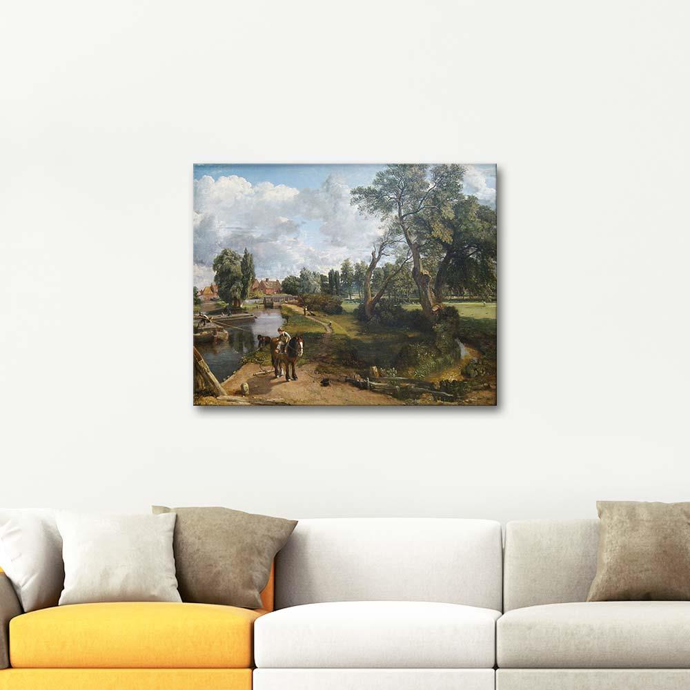 Flatford Mill by John Constable as Art Print