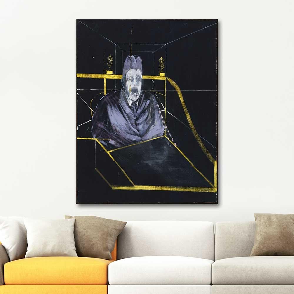 Francis Bacon Yedi Numaralı Portre Etüdü Kanvas Tablo