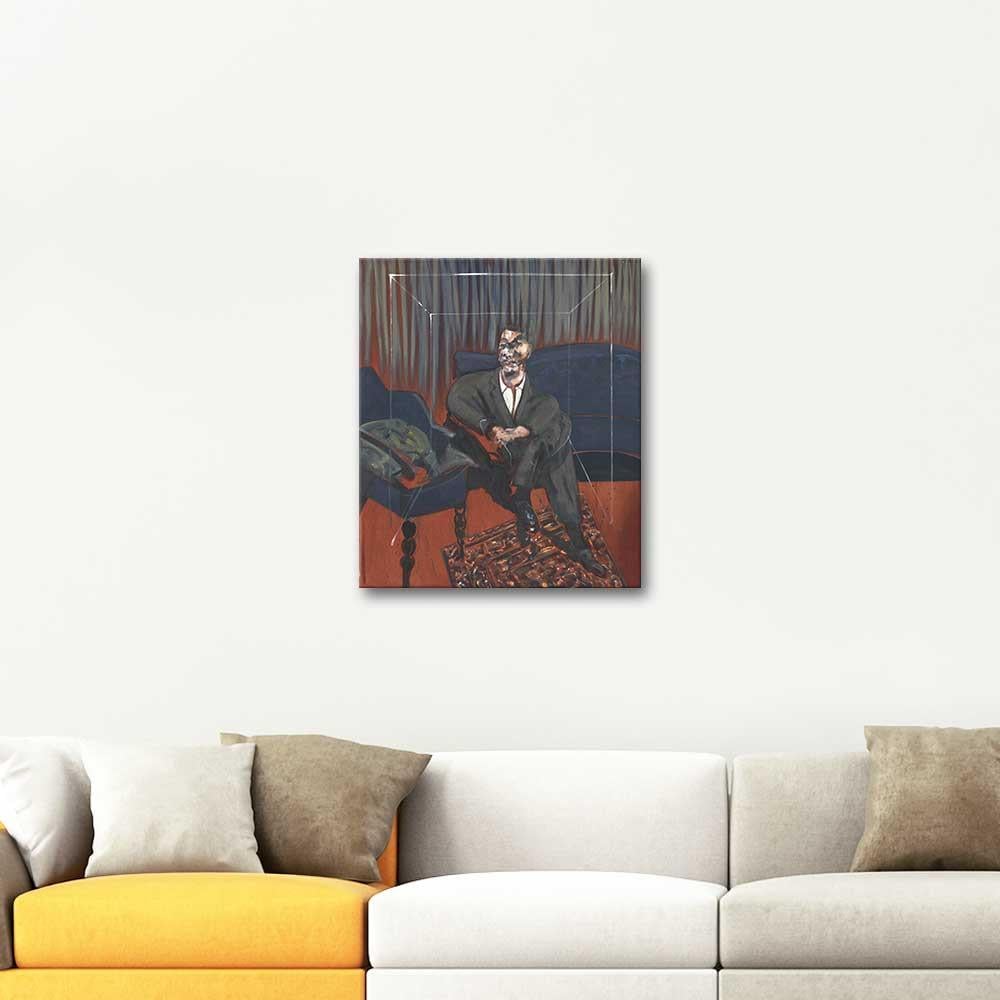 Francis Bacon Oturan Portre Etüdü Kanvas Tablo