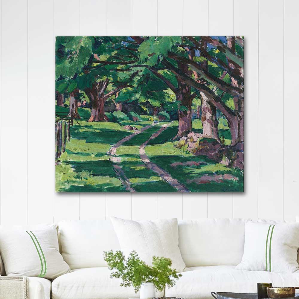 Francis Cadell The Avenue, Auchnacraig Art Print