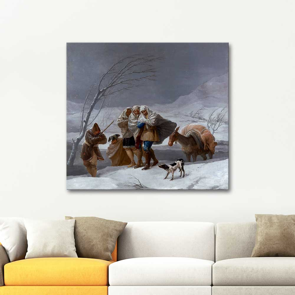 Francisco de Goya Snowstorm Art Print
