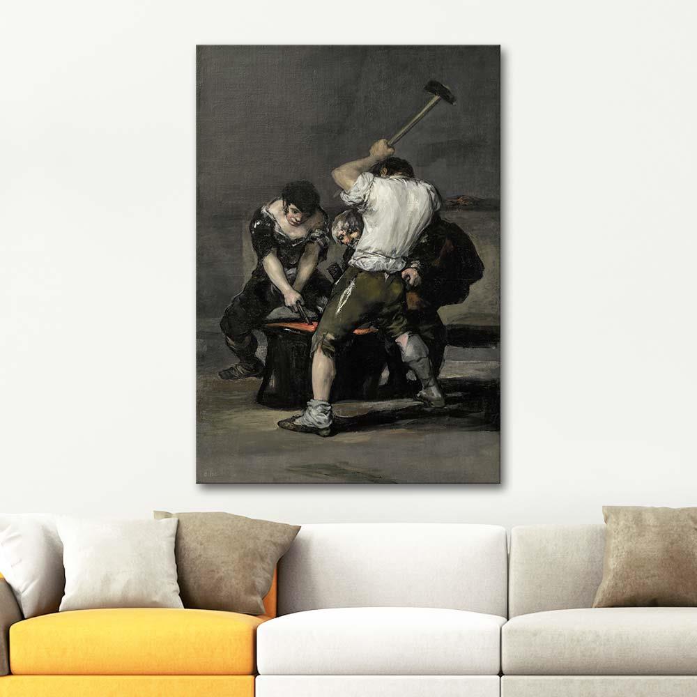 Francisco de Goya The Forge Art Print