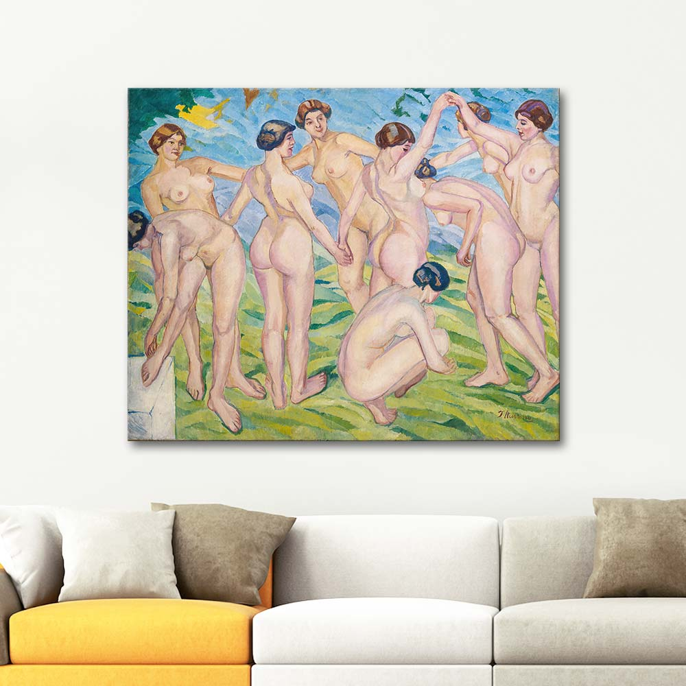 Francisco Iturrino Women Dancing In A Ring Art Print