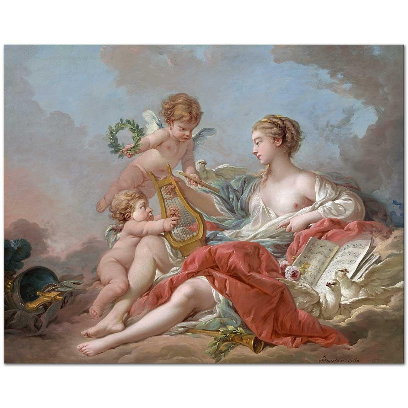 Allegory of Music by François Boucher