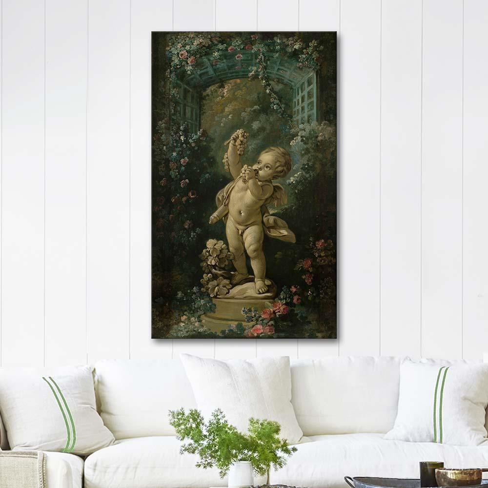 François Boucher Amour aux Raisins Art Print