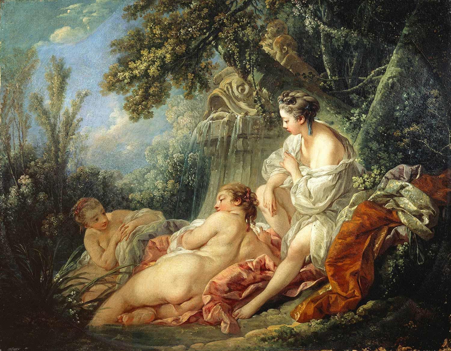 François Boucher Dört Mevsim Yaz Kanvas Tablo