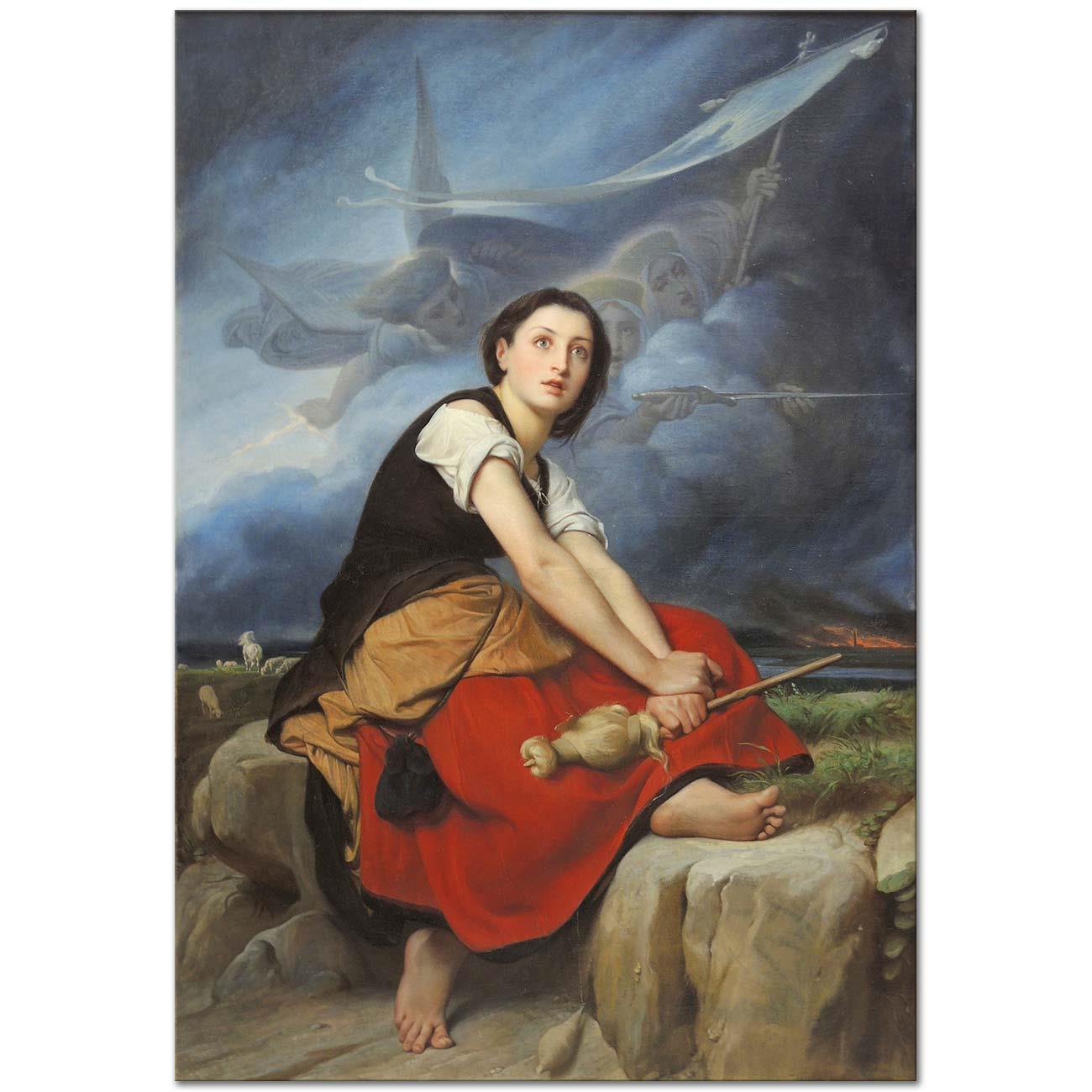 Joan of Arc Hearing Voices by Francois Leon Benouville