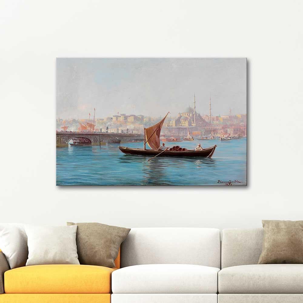 François Léon Prieur-Bardin Golden Horn Art Print