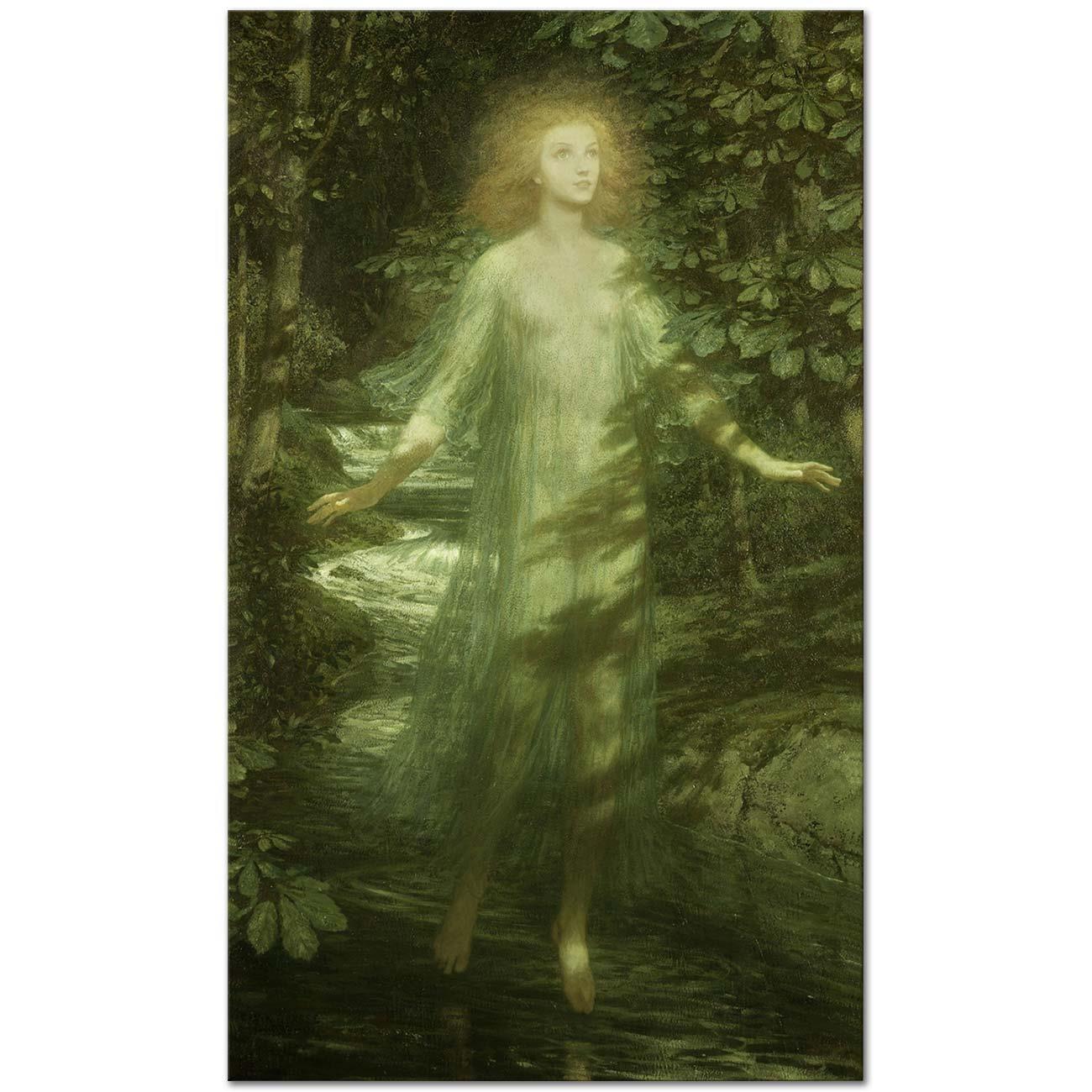 Frank Dicksee The Moon Maiden Art Print