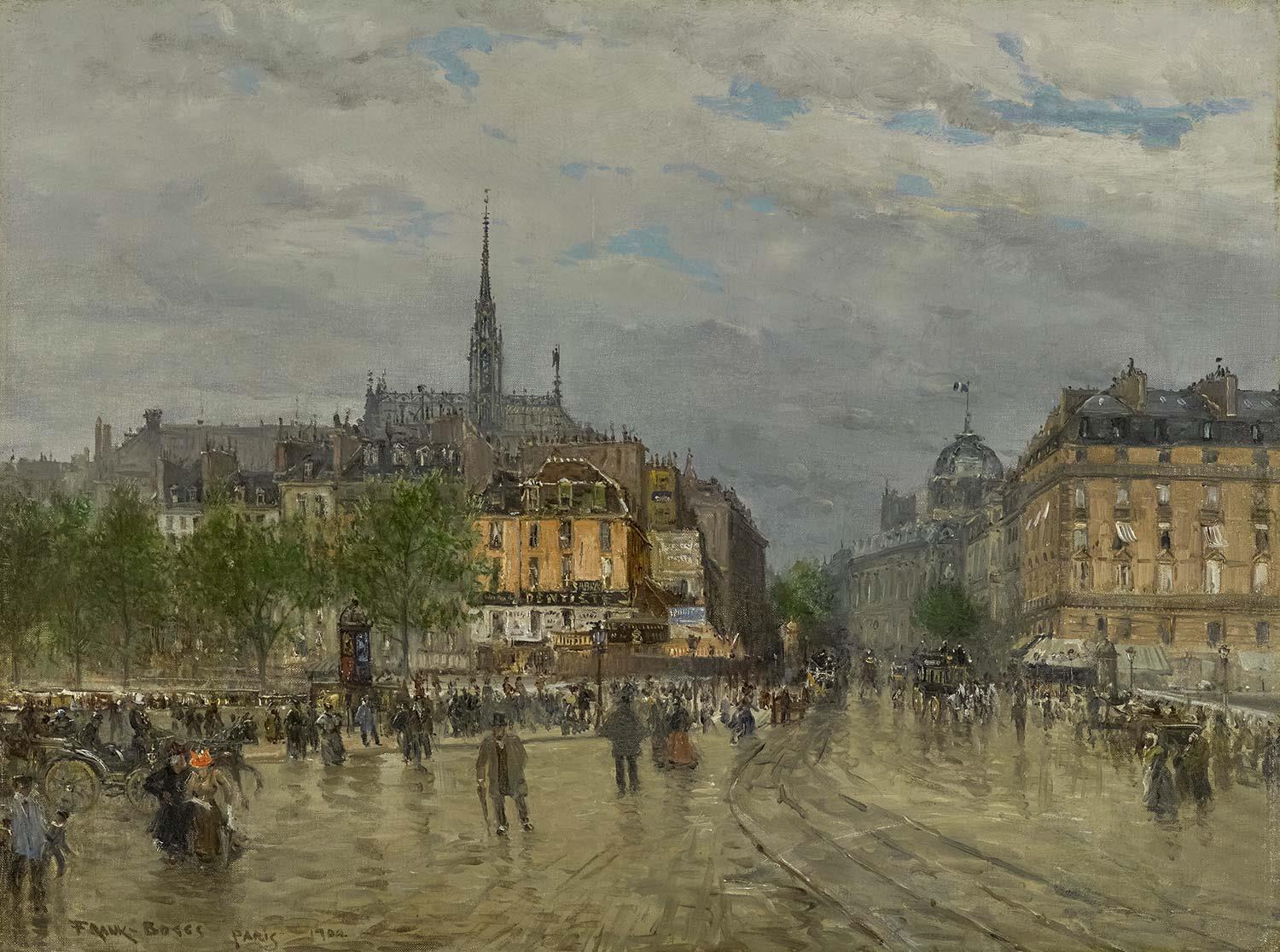 View of Paris by Frank Myers Boggs