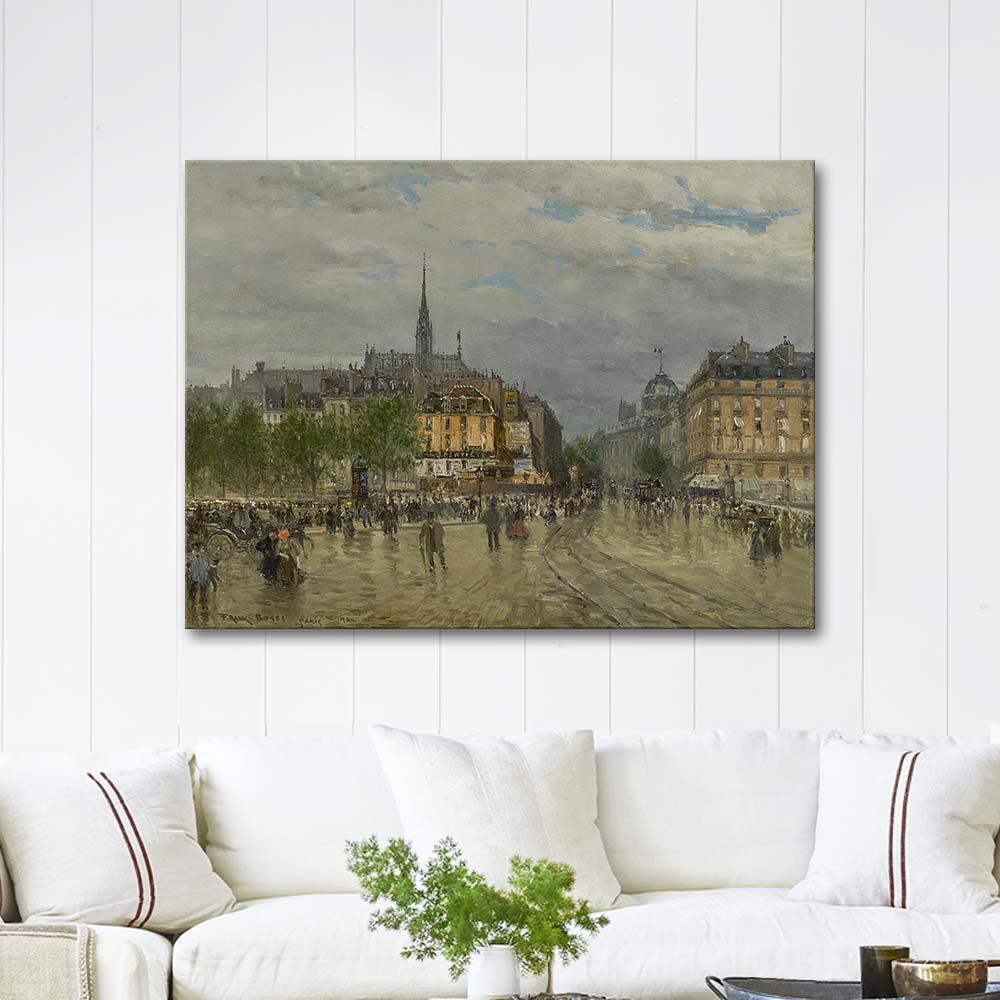 Frank Myers Boggs View of Paris Art Print