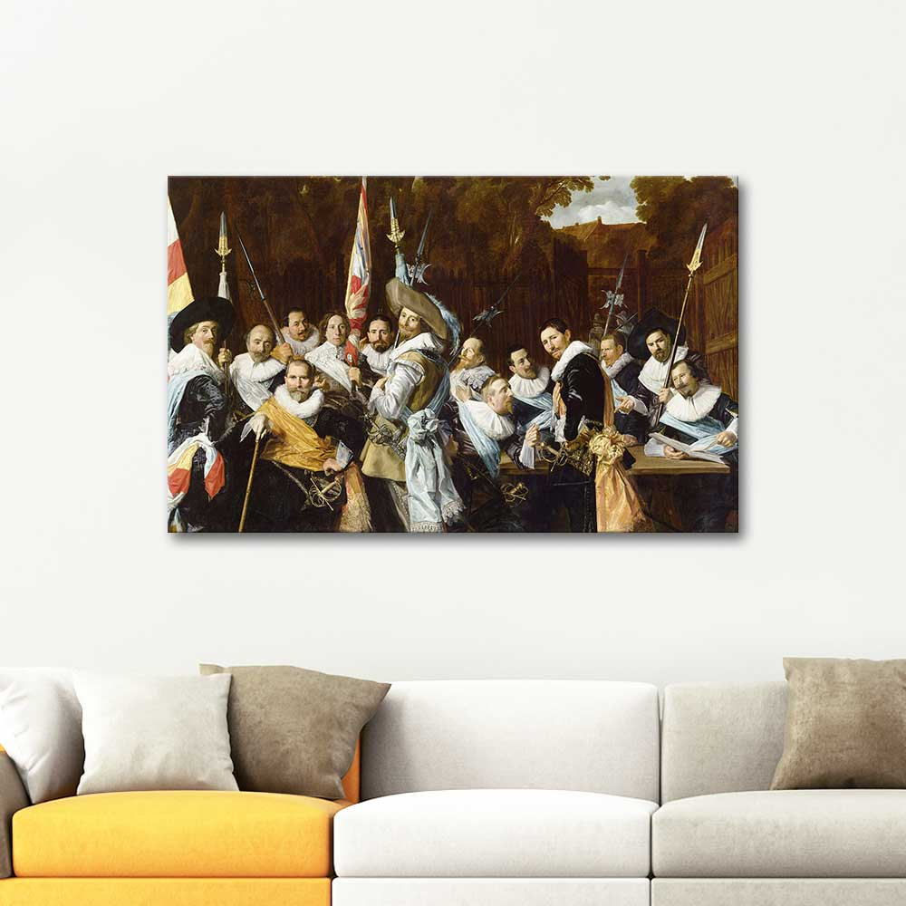 Frans Hals Meeting of the Officers Art Print