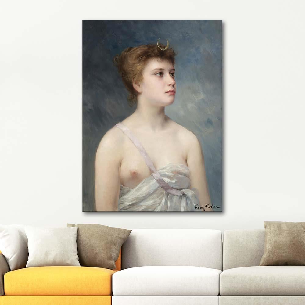 Franz Xaver Kosler Diana Kanvas Tablo