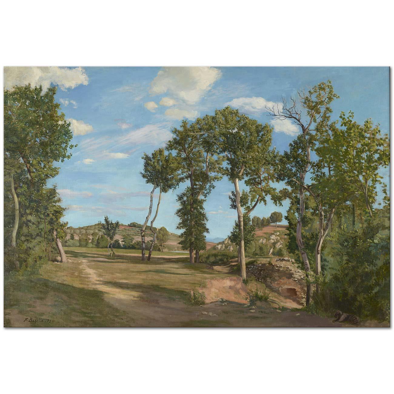 Landscape by the Lez River by Frederic Bazille