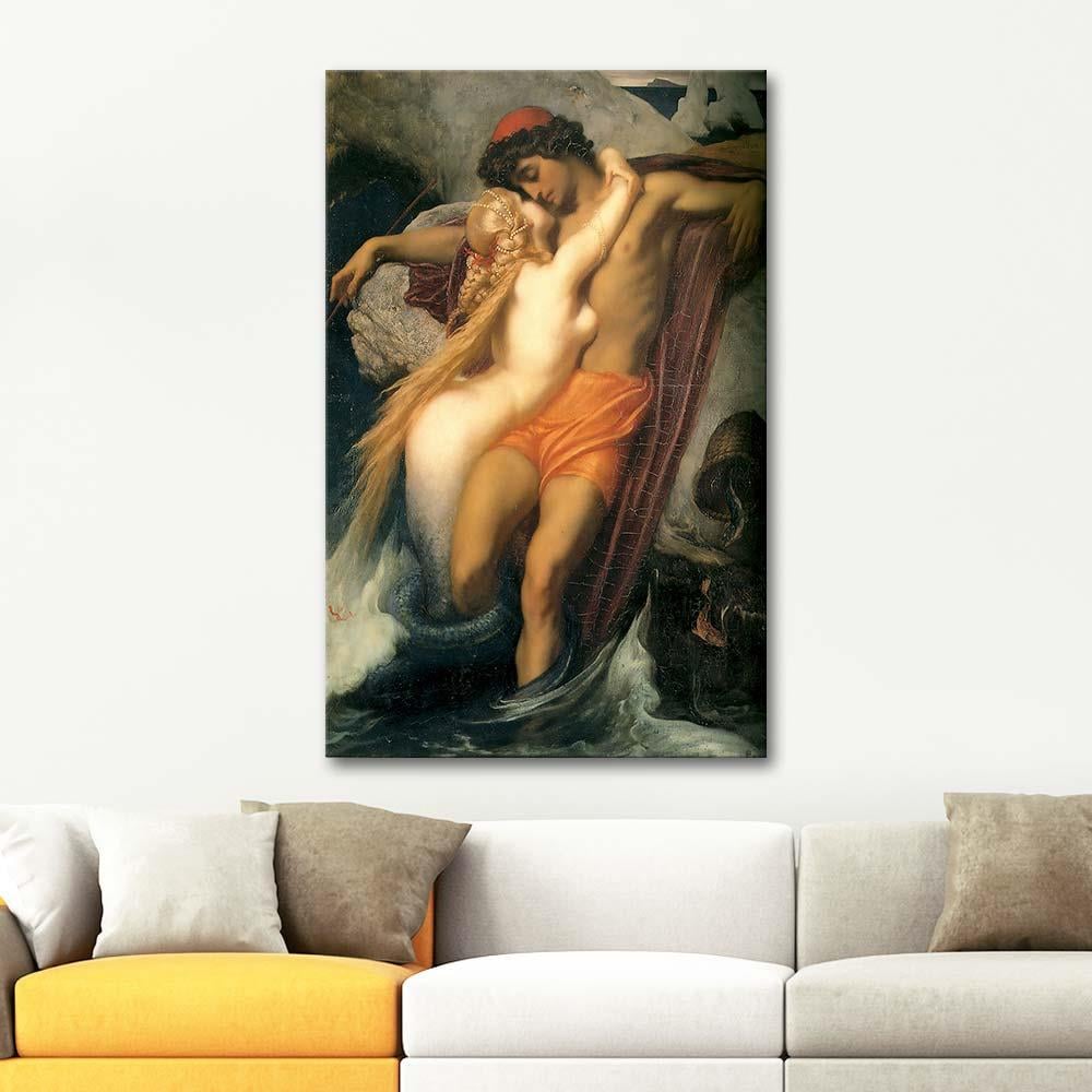 Frederic Leighton The Fisherman and the Syren Art Print