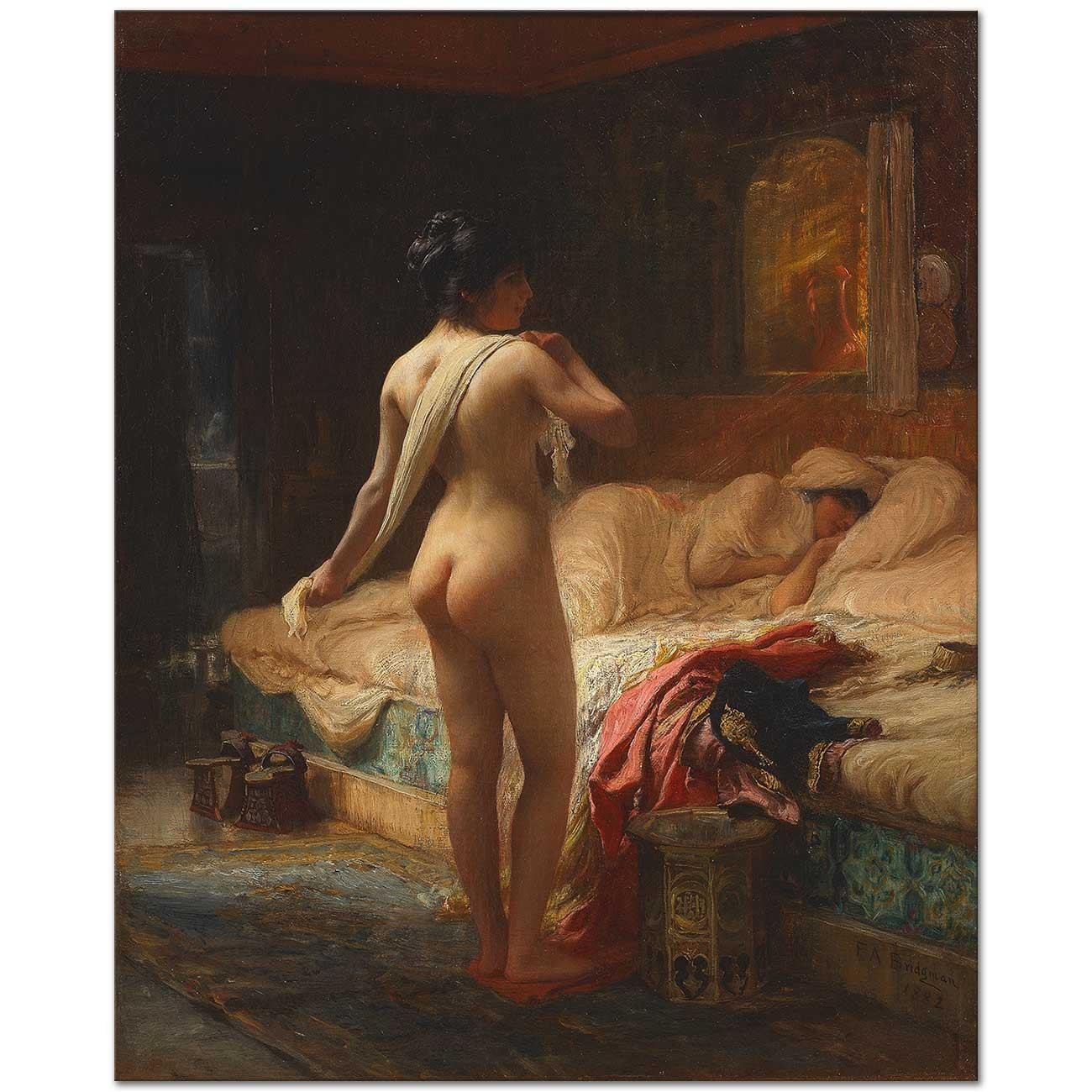 Frederick Arthur Bridgman Après le Bain Art Print