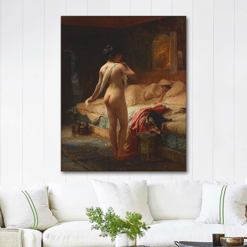 Frederick Arthur Bridgman Après le Bain Art Print