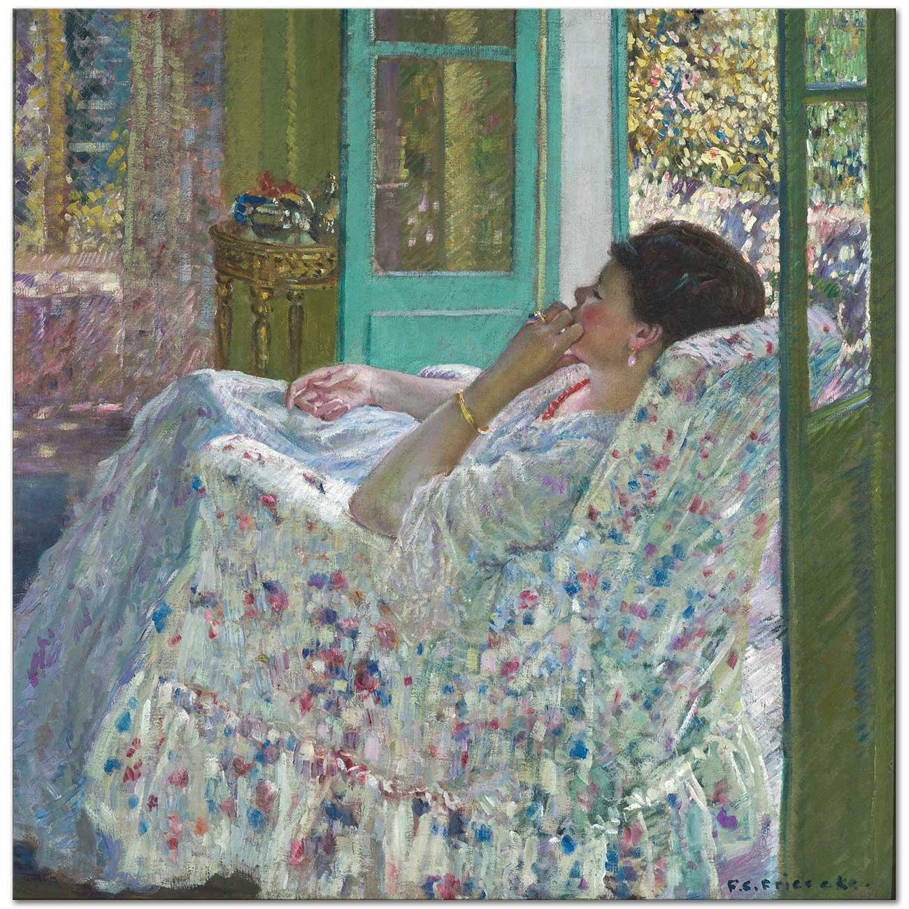 Afternoon Yellow Room by Frederick Carl Frieseke
