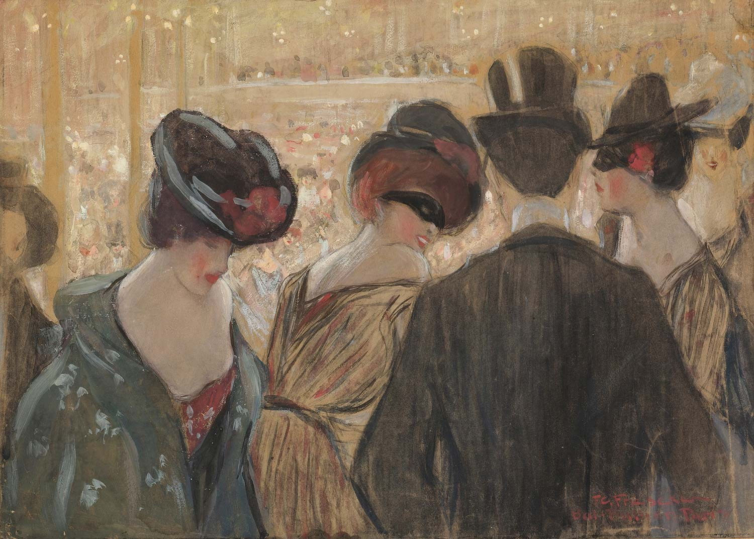 Frederick Carl Frieseke Bal-Bullier Art Print