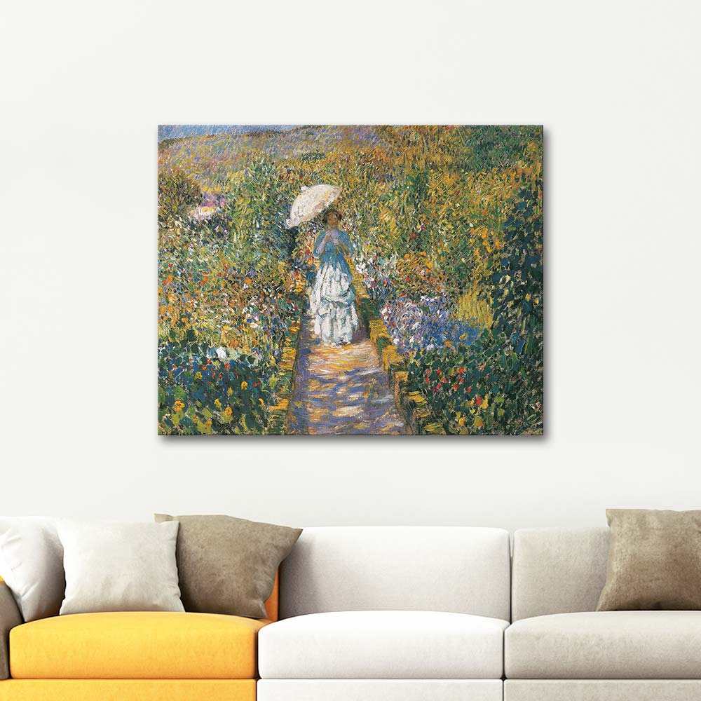 Frederick Carl Frieseke The Garden Path Art Print