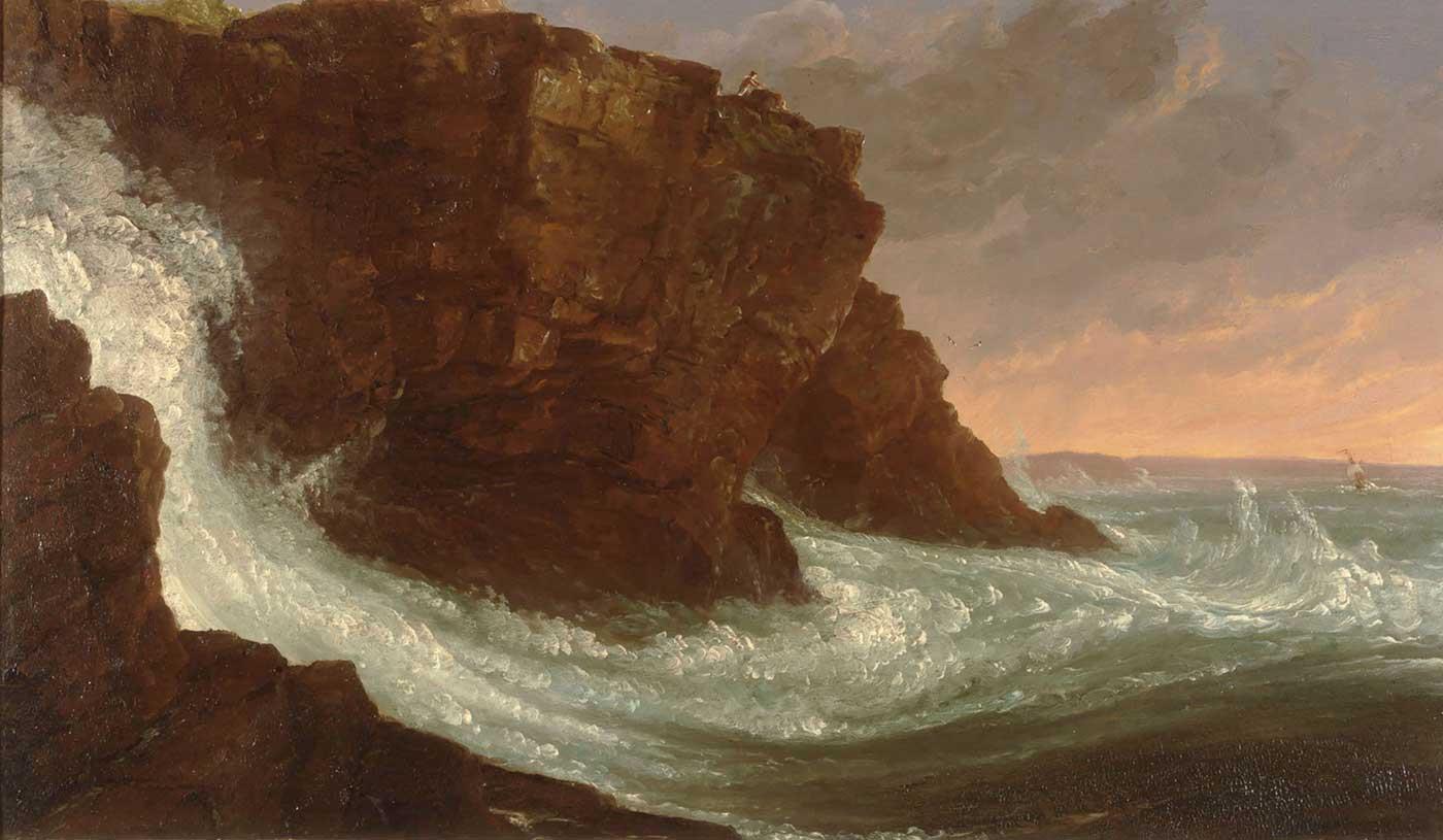 Thomas Cole Frenchman Körfezi Kanvas Tablo