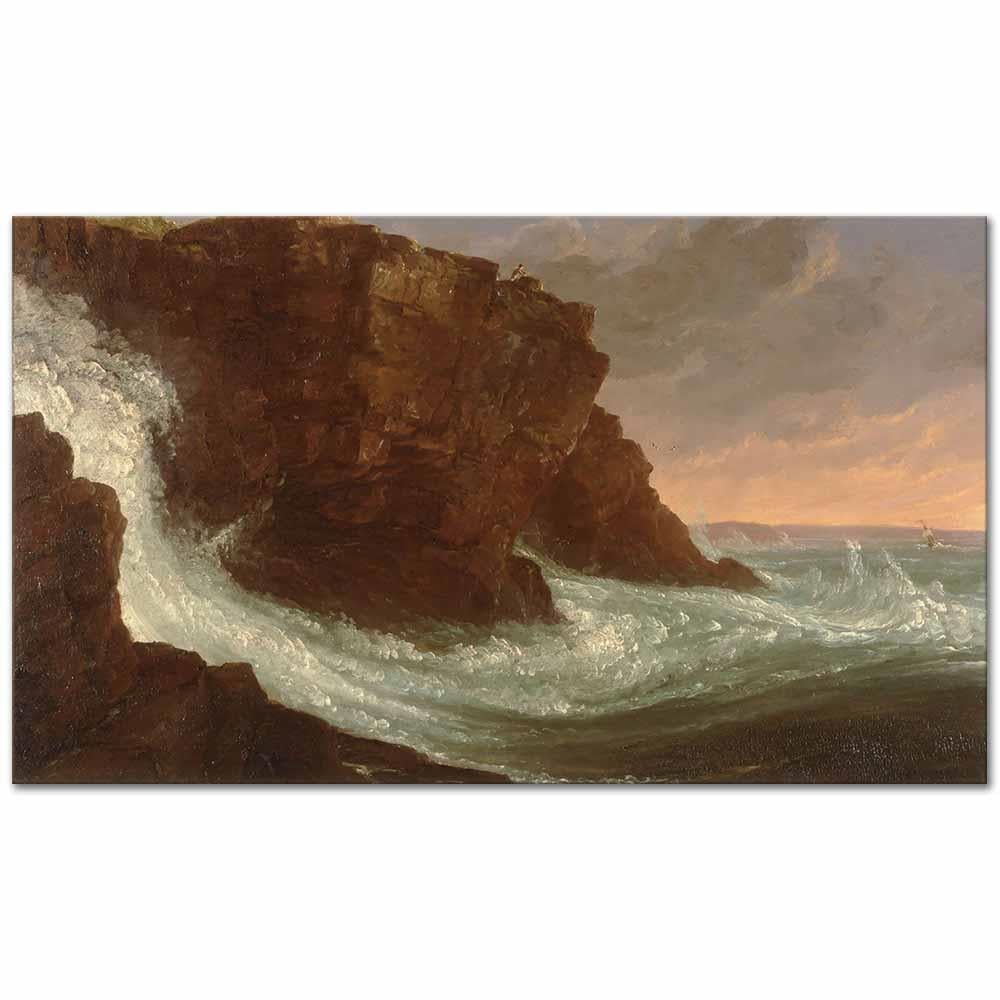 Thomas Cole Frenchman Körfezi Kanvas Tablo
