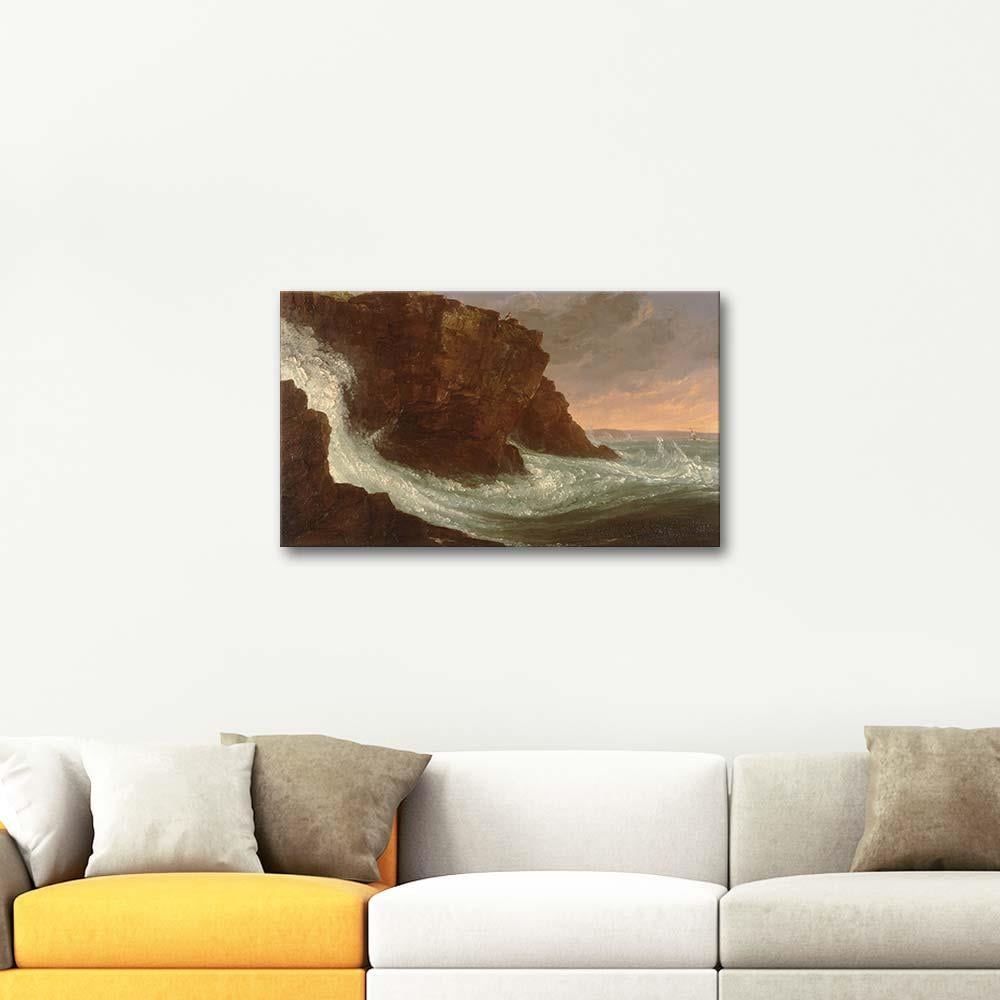 Thomas Cole Frenchman Körfezi Kanvas Tablo