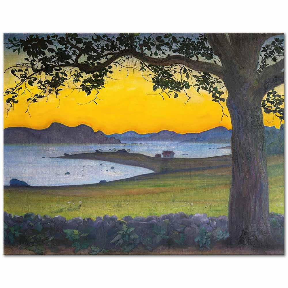 From Værvågen, The Fisherman's Cottage by Harold Sohlberg as Art Print