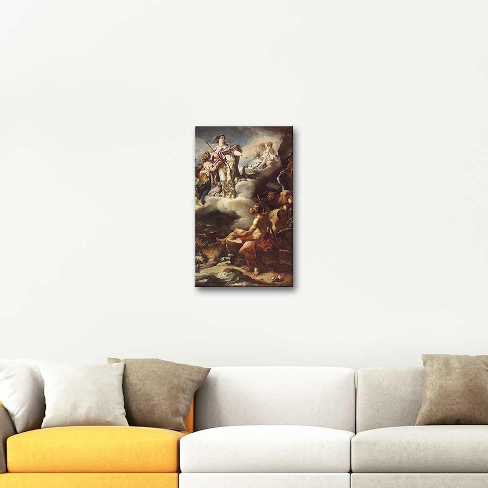 Gabriel François Doyen Juno and Aolus Art Print
