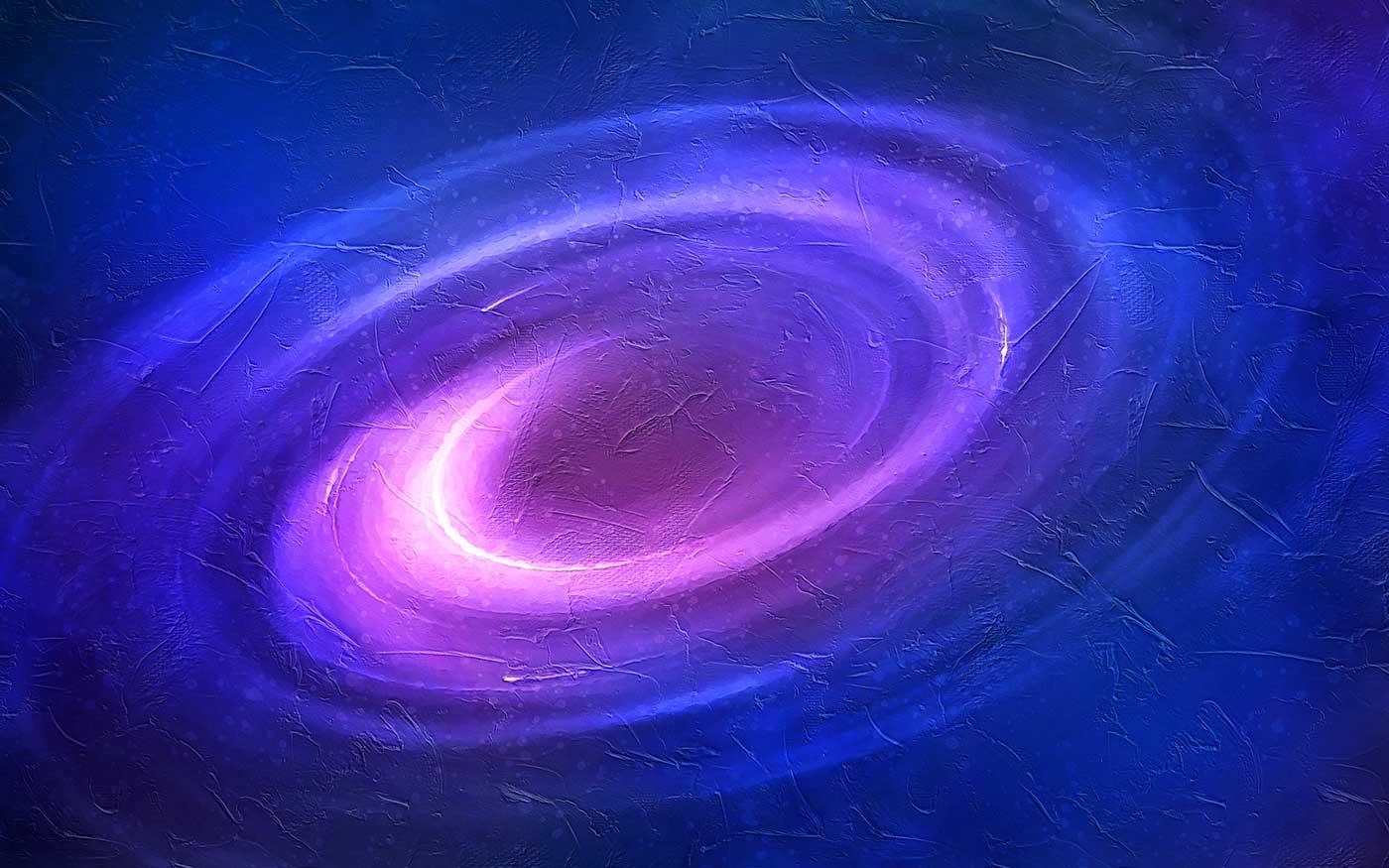 Galaktik Fuşya Kanvas Tablo