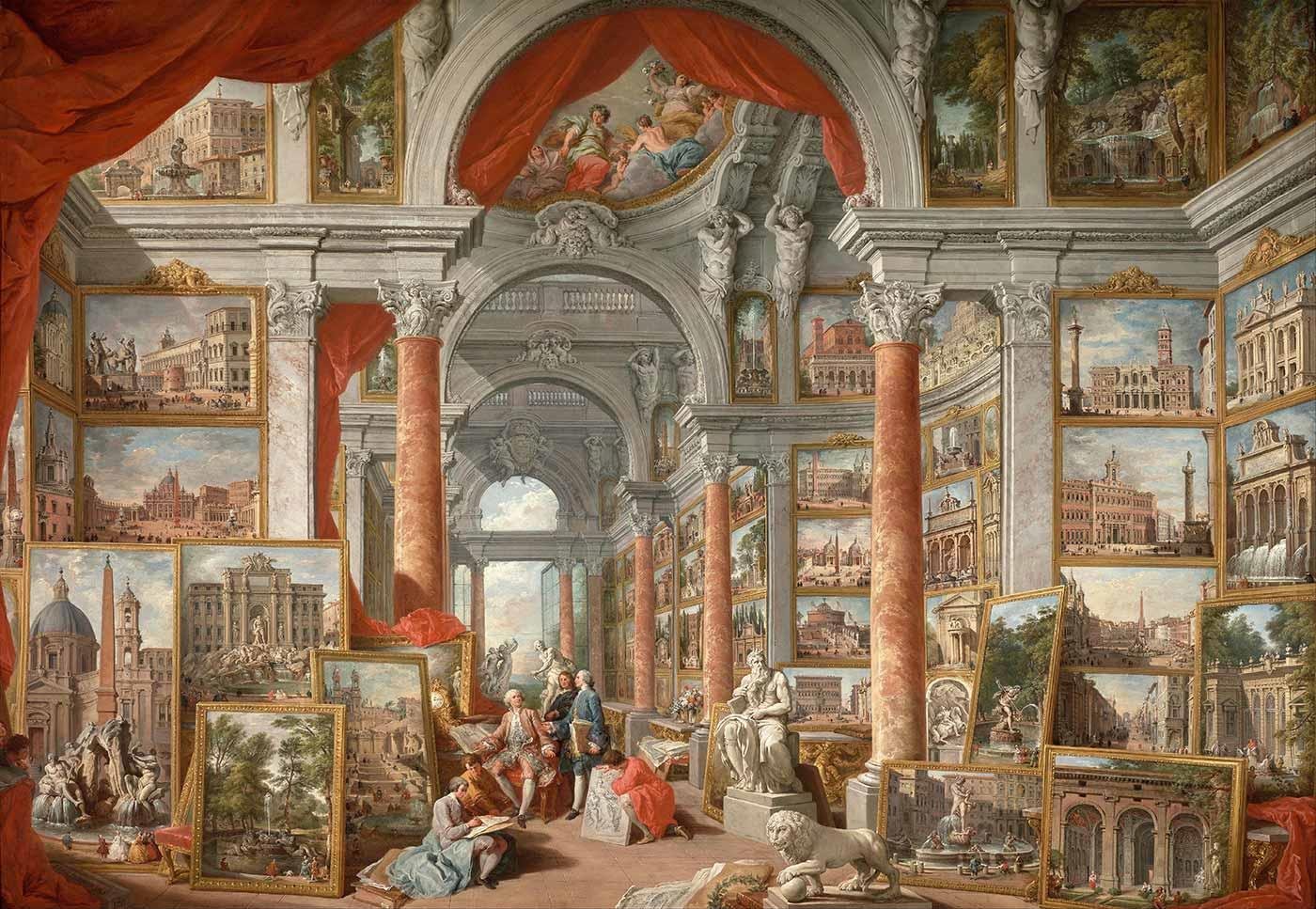 Gallery of Views of Modern Rome by Giovanni Paolo Pannini