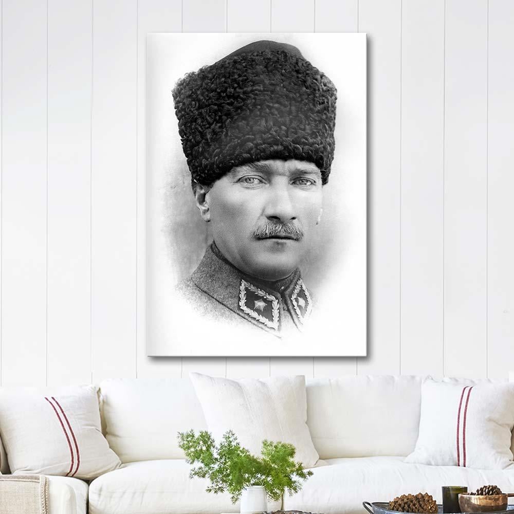 Gazi Mustafa Kemal Atatürk Kanvas Tablo