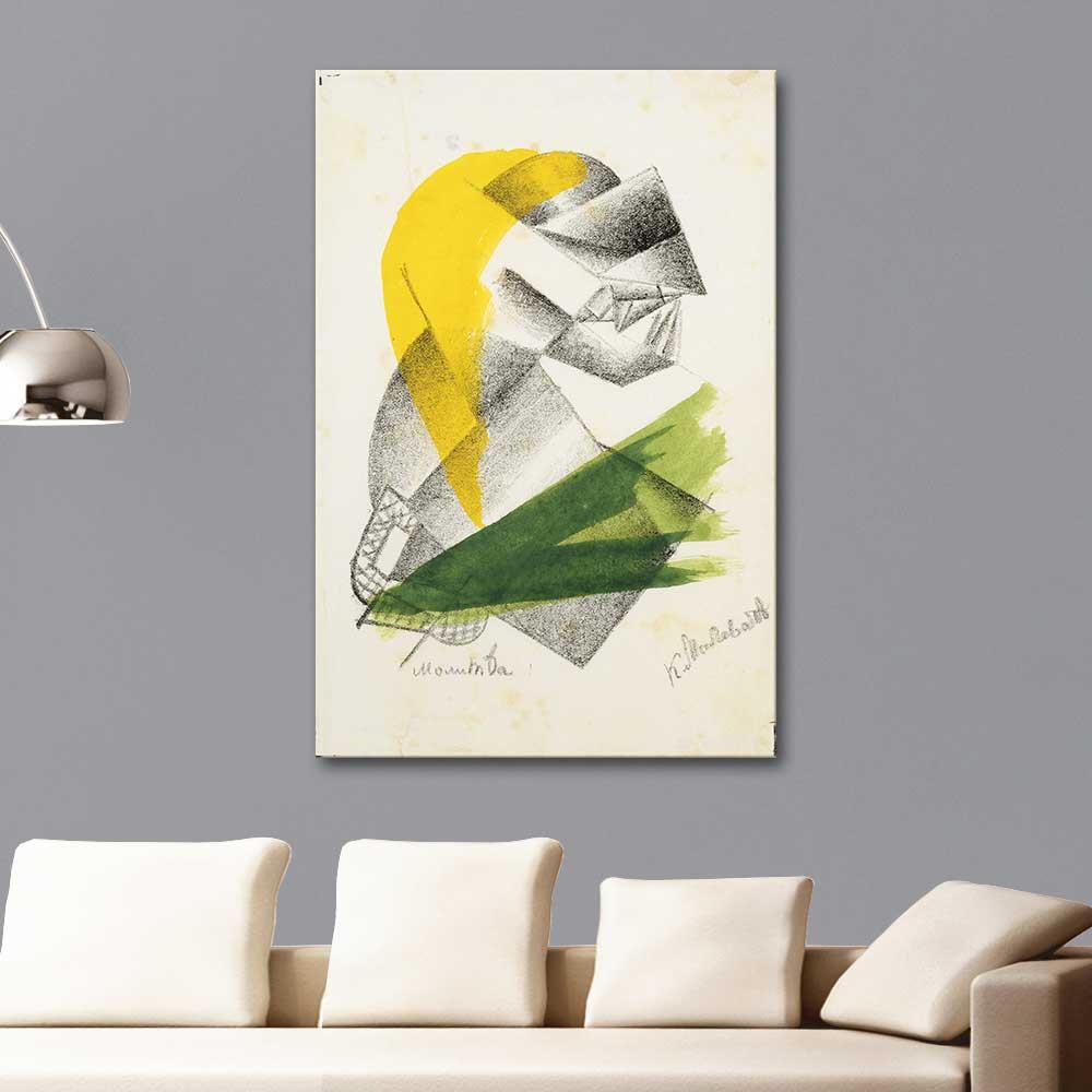 Kazimir Malevich Dua II Kanvas Tablo