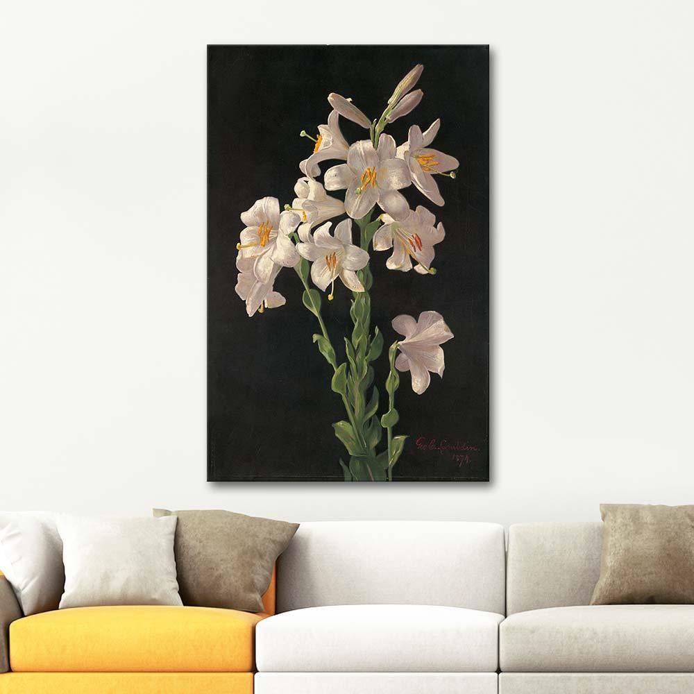 George Cochran Lambdin Easter Lily Art Print