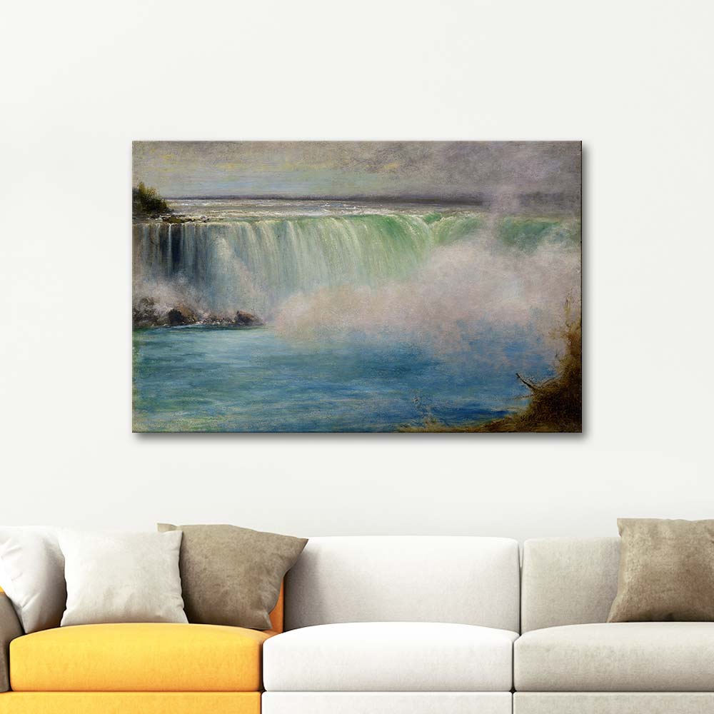 George Inness A View Of Niagara Falls Art Print