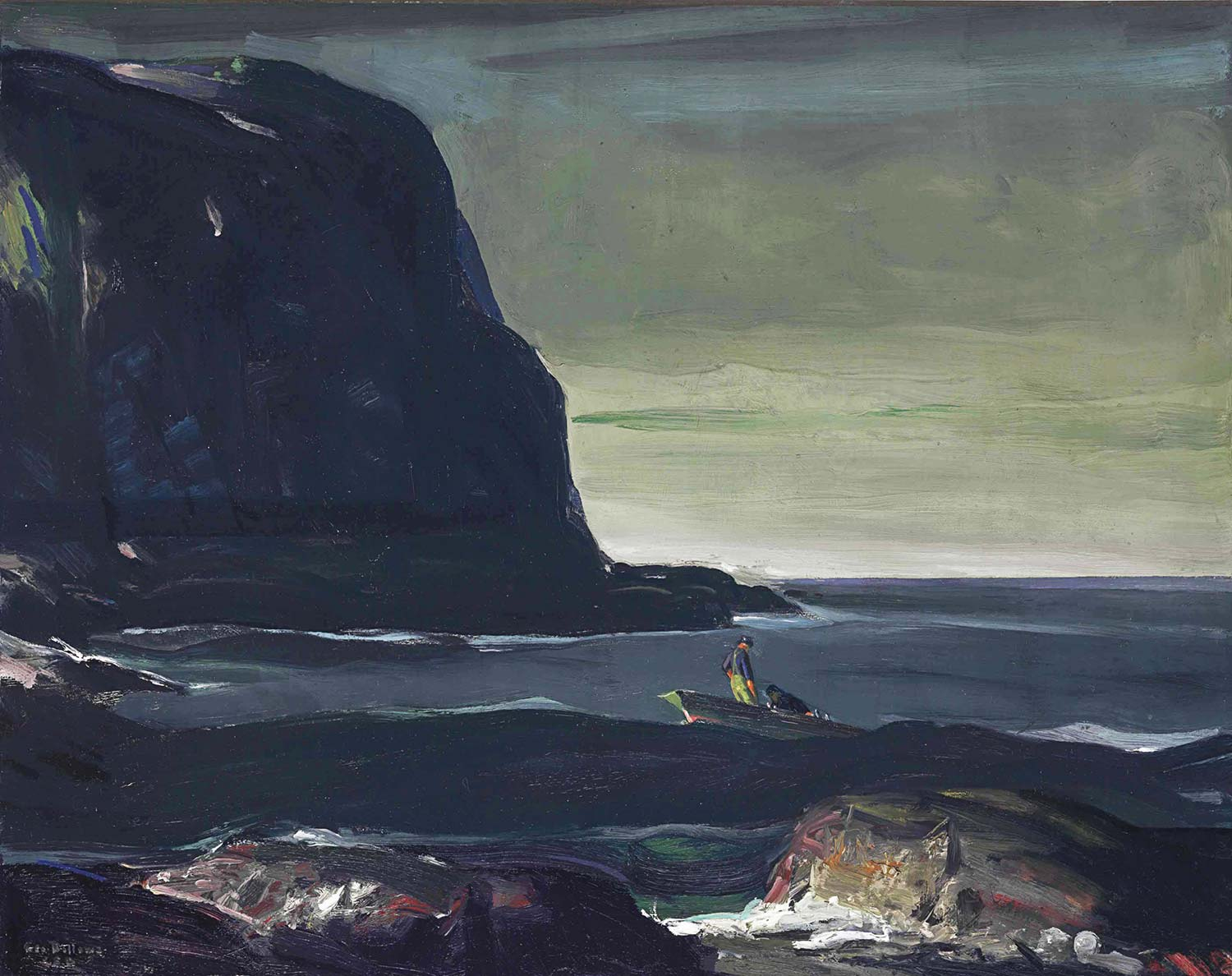 George Wesley Bellows Akşam Üstü Kanvas Tablo