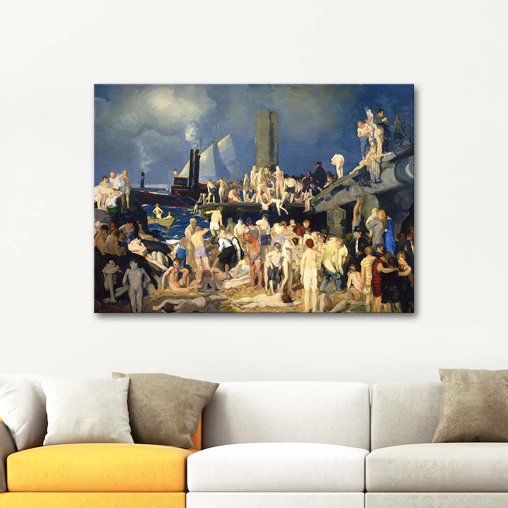 George Wesley Bellows Riverfront Art Print