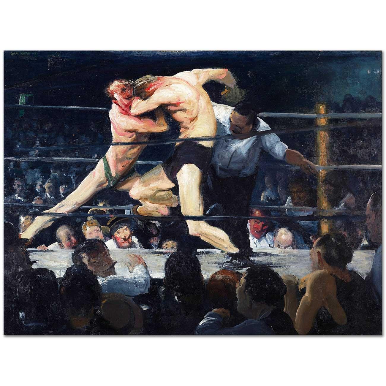 Stag Night at Sharkey's by George Wesley Bellows