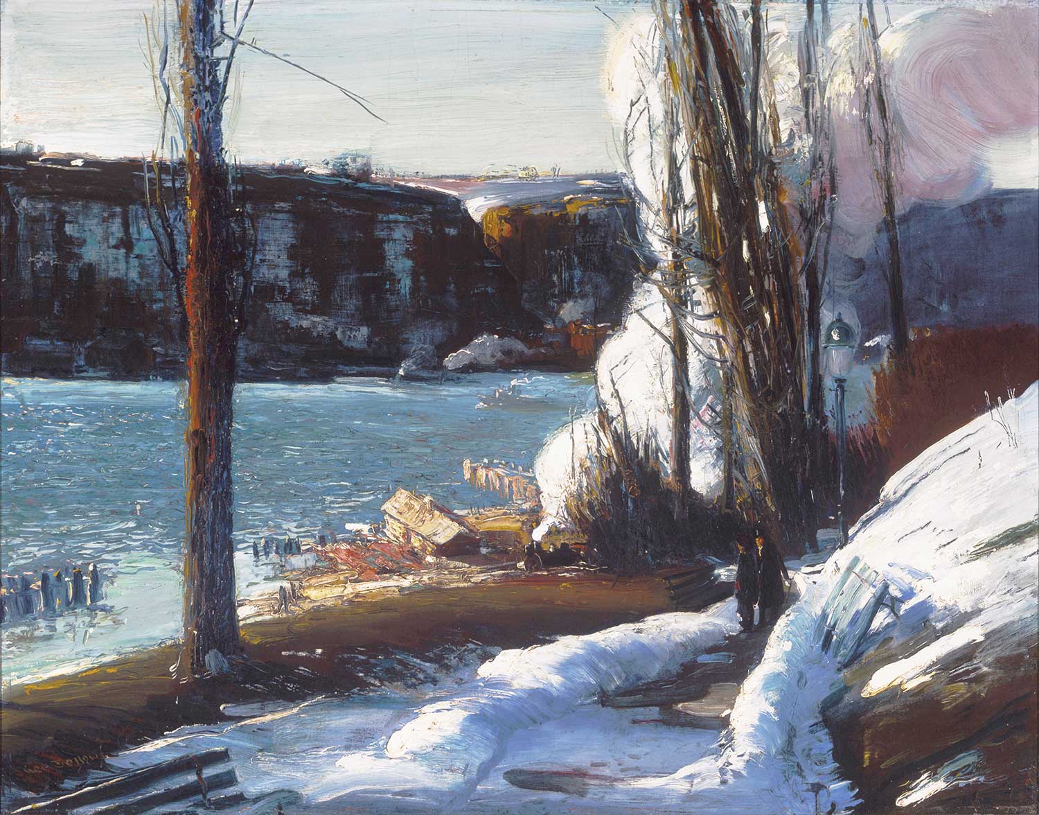 George Wesley Bellows Çit Kanvas Tablo
