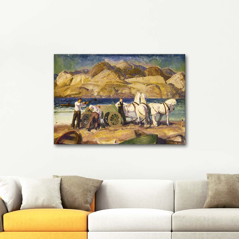 George Wesley Bellows The Sand Cart Art Print