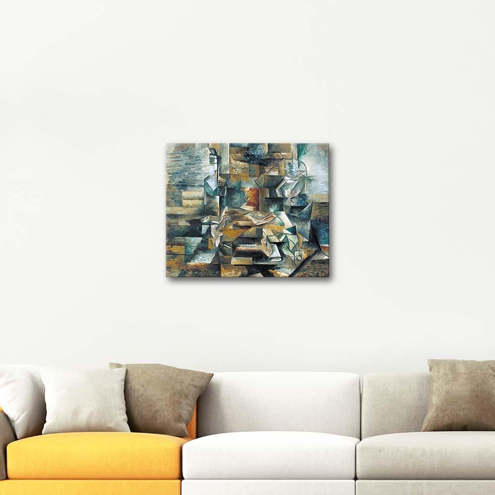 Georges Braque Bottle and Fishes Art Print