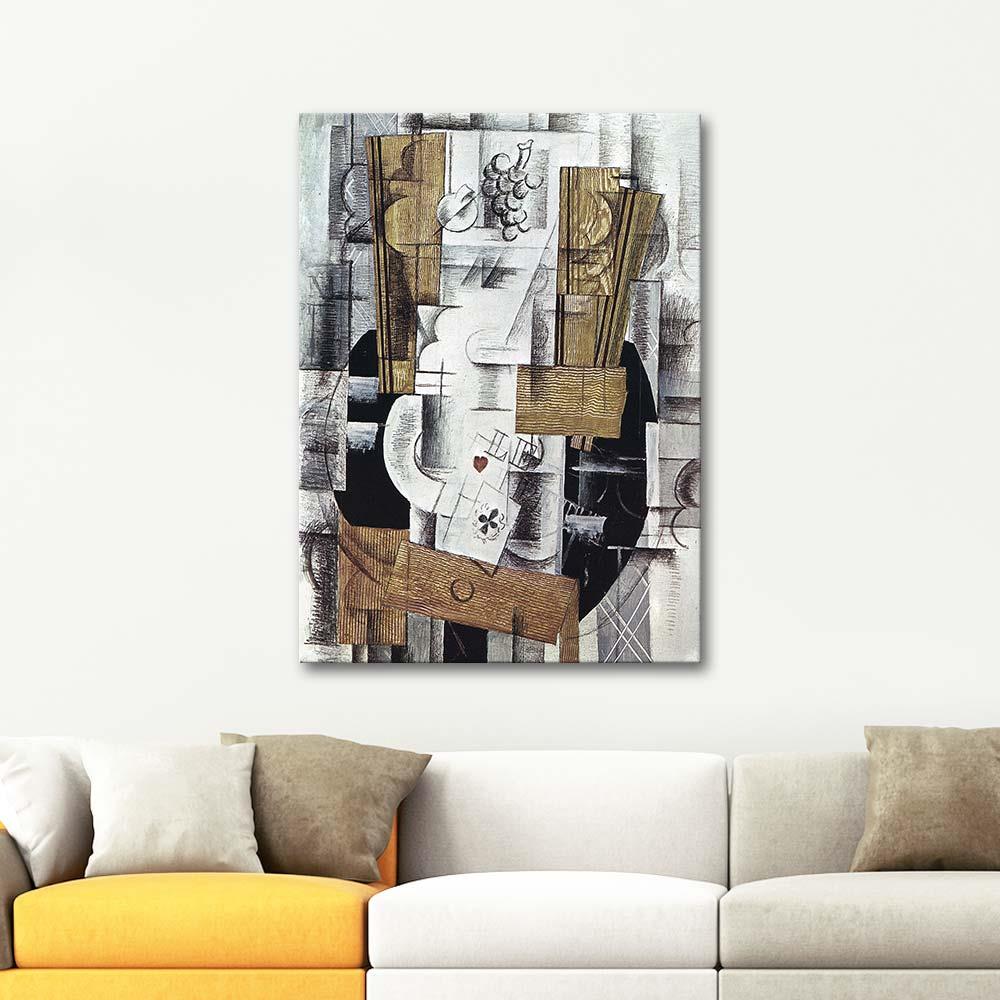 Georges Braque Fruit Dish Ace of Clubs Art Print