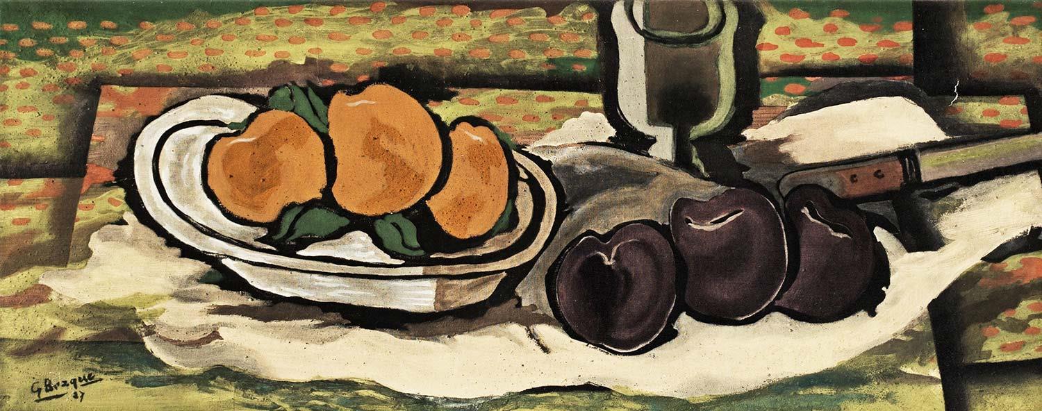 Still Life with Fruits by Georges Braque