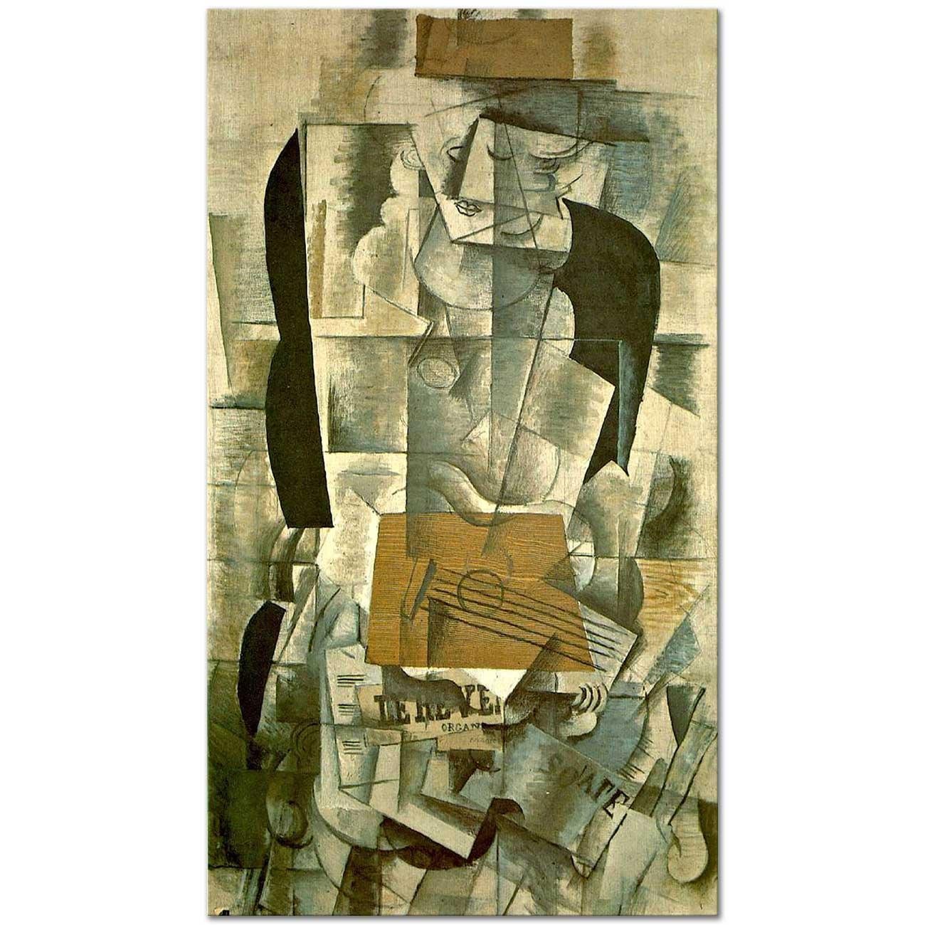 Woman with Guitar by Georges Braque