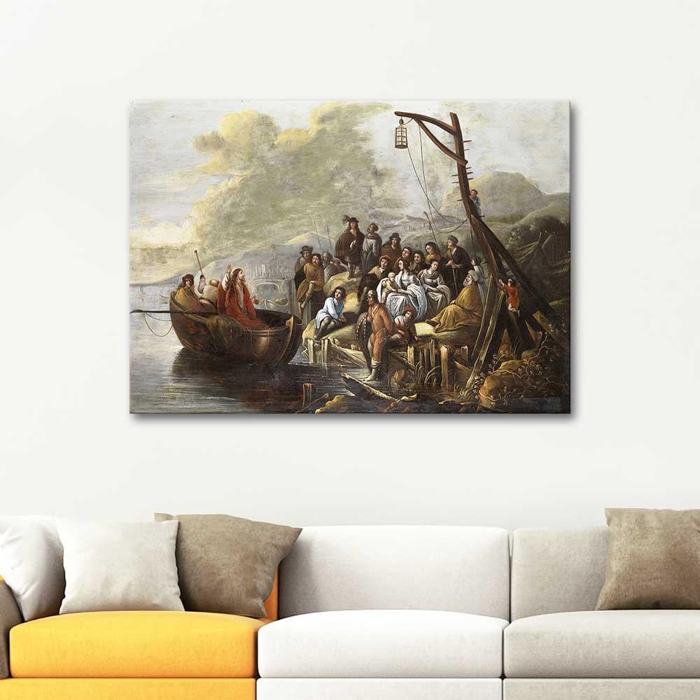 Gerbrand van den Eeckhout Jesus preaches at the Sea of Galilee Art Print