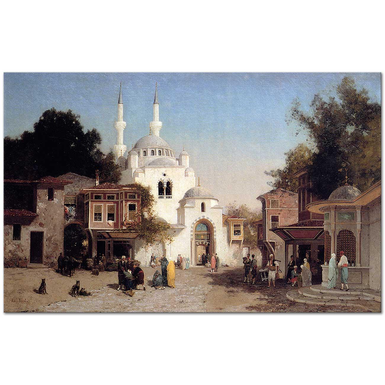 Germain Fabius Brest Cami Dışı Kanvas Tablo